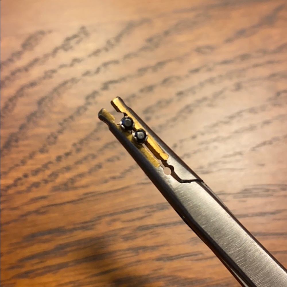 Anatometal 2.5mm black cz